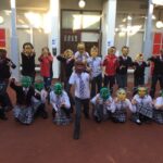 Students in Gruffalo costumes