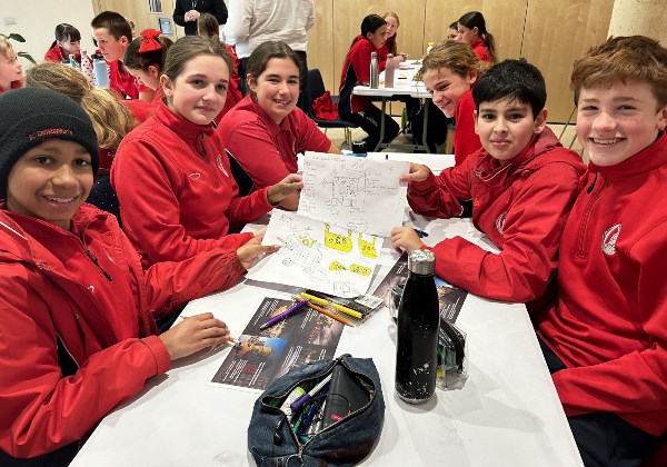 students in lesson